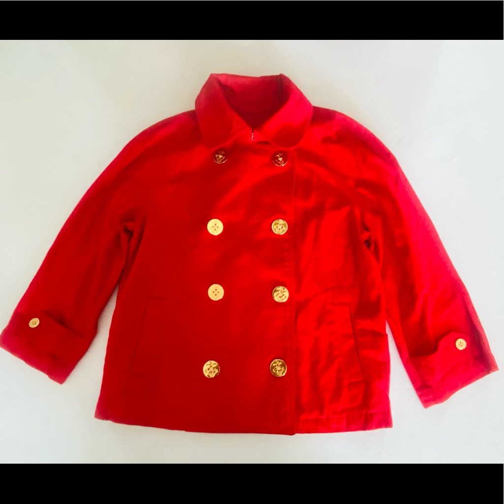 Ralph Lauren Red Nautical Sailor Jacket Sz S